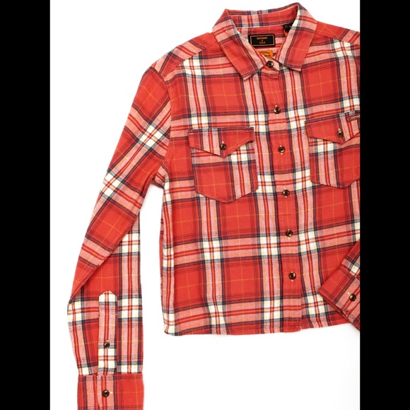 NWT Plaid shirt (SuperDry) - Picture 2 of 11